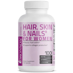 100-cap bottle of Bronson vitamins on neutral surface