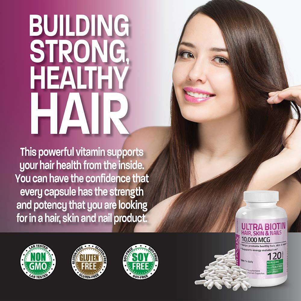 Biotin 10,000 mcg supplement facts panel