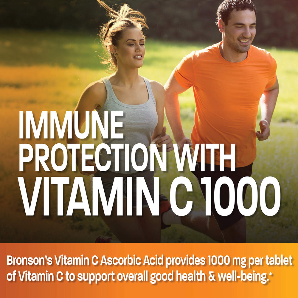 Bronson Vitamin C 1000mg supplement facts panel