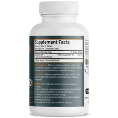 Close-up of Bronson Vitamin D3 5000 IU tablets