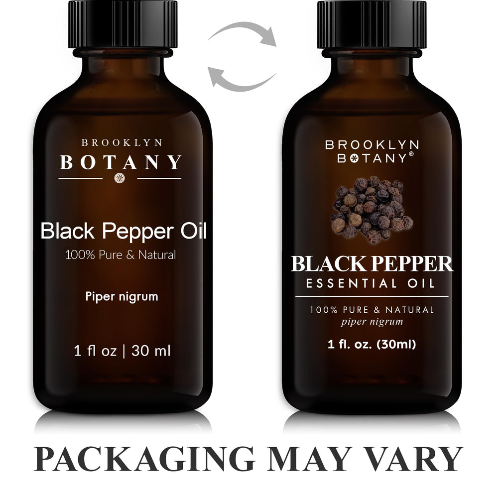 100% pure and natural black pepper oil badge
