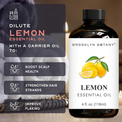 Lemon essential oil applied to skin when diluted with carrier oil