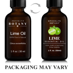 Lime essential oil diffusing in a diffuser set-up