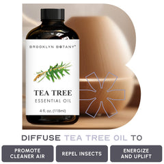 Brooklyn Botany Tea Tree Oil bottled in the USA