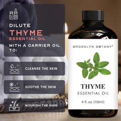 Close-up of Brooklyn Botany Thyme Essential Oil