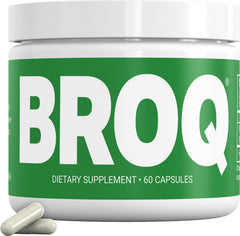 BROQ 2X Sulforaphane capsules close-up showing potency