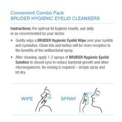 Bruder eyelid care pack on bathroom counter for daily use