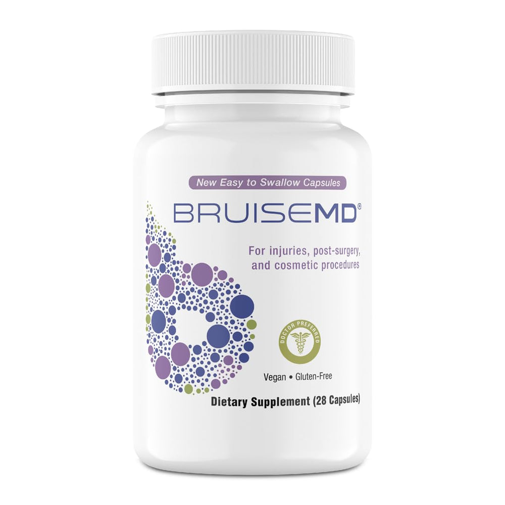 BruiseMD Arnica 1000mg and Bromelain 500mg capsules - 7-day supply