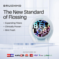 Expanding dental floss designed by a US dentist