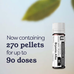 270 pellets per bottle — equivalent to 90 doses