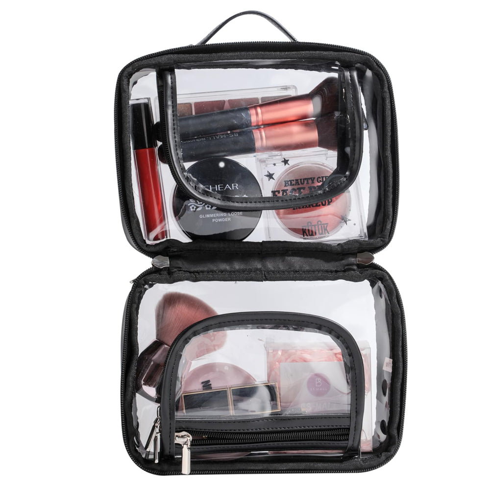 BS-MALL Travel Toiletry Bag travel-ready, compact yet spacious.