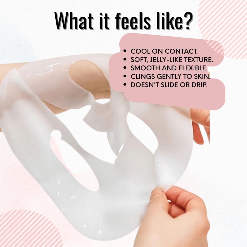 BSF SKIN Deep Collagen Hydrogel Mask in night routine for morning glow