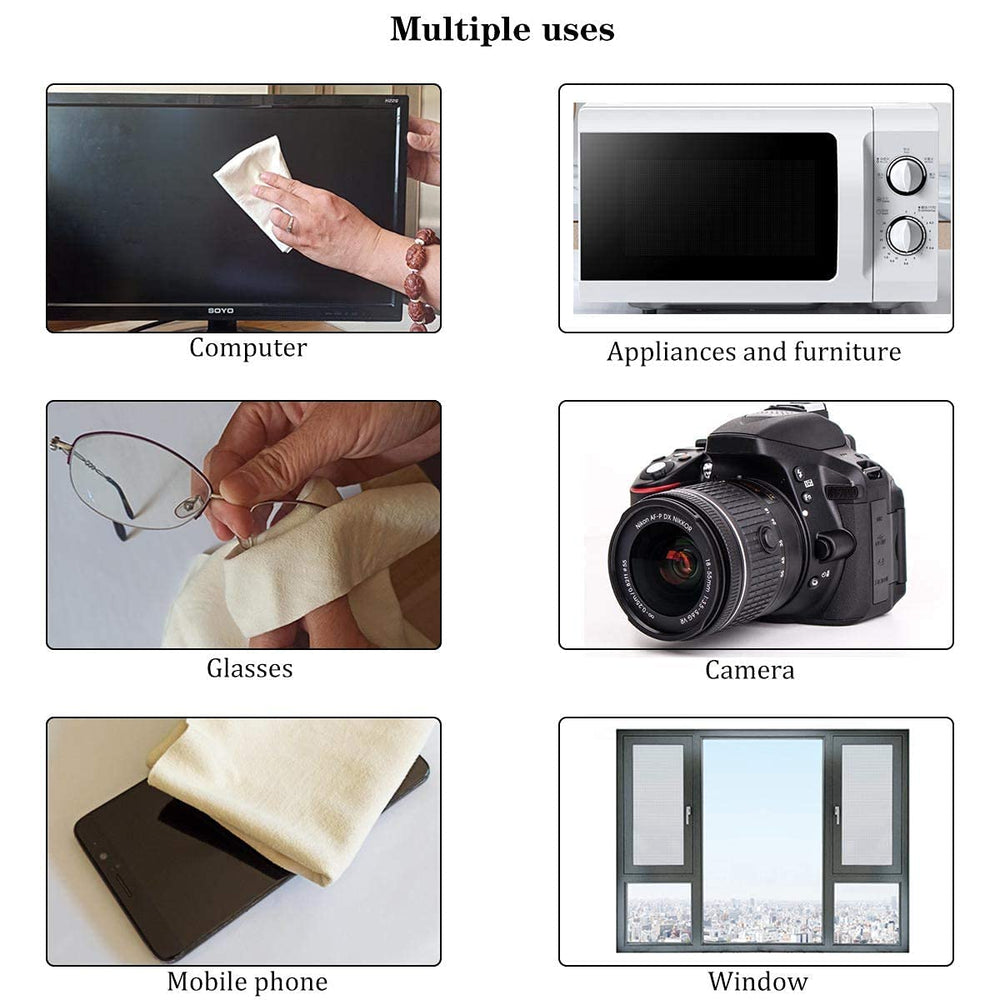 Cleaning cloth sized 16x12 inch for electronics and screens