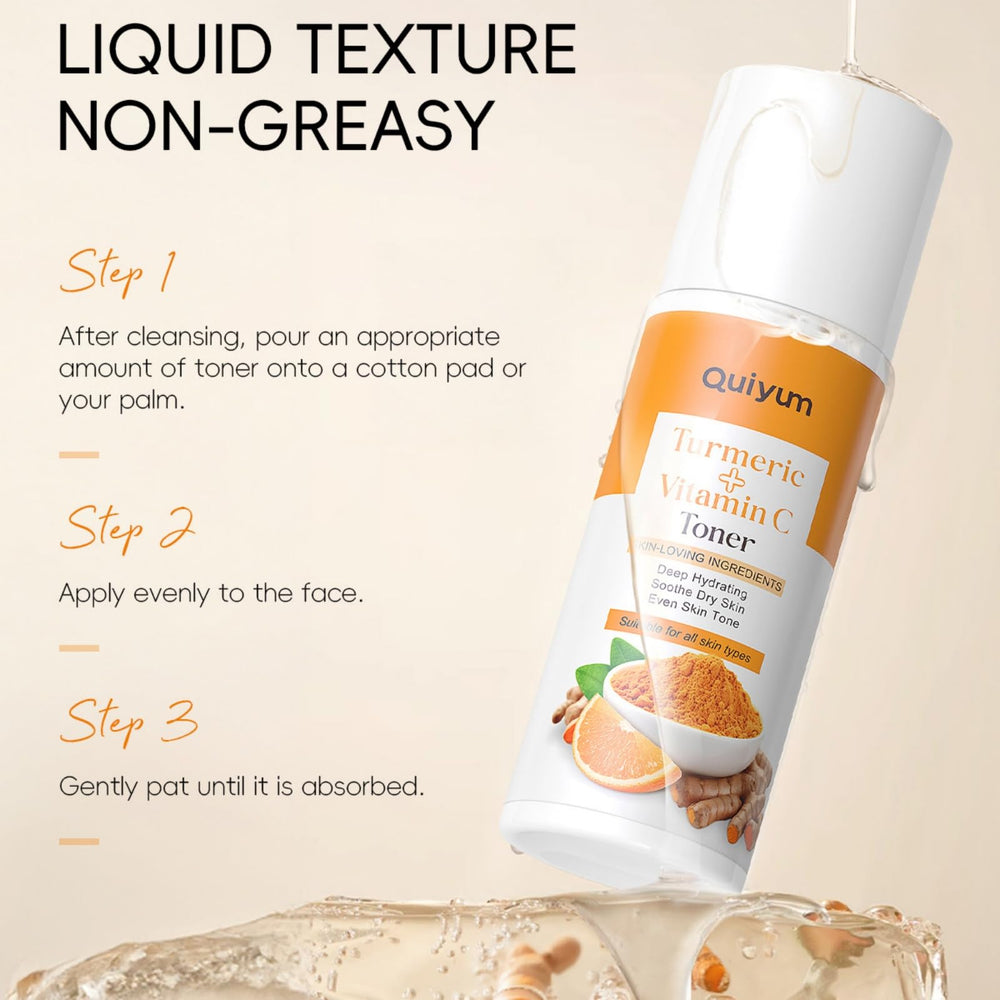 BSMKCL Turmeric Toner leaves skin feeling soft and refreshed