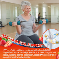 Vitamins and minerals including D3, K2, magnesium and zinc alongside gummies