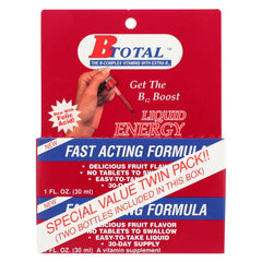 Front view of Sublingual B-Total Twin Pack bottle