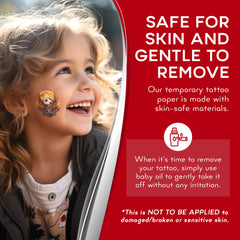 BubblePop! skin-safe materials sample on skin for gentle wear