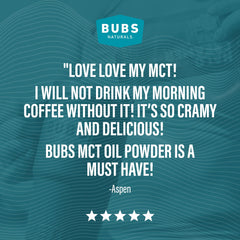 Vegan and paleo-friendly MCT oil powder packaging