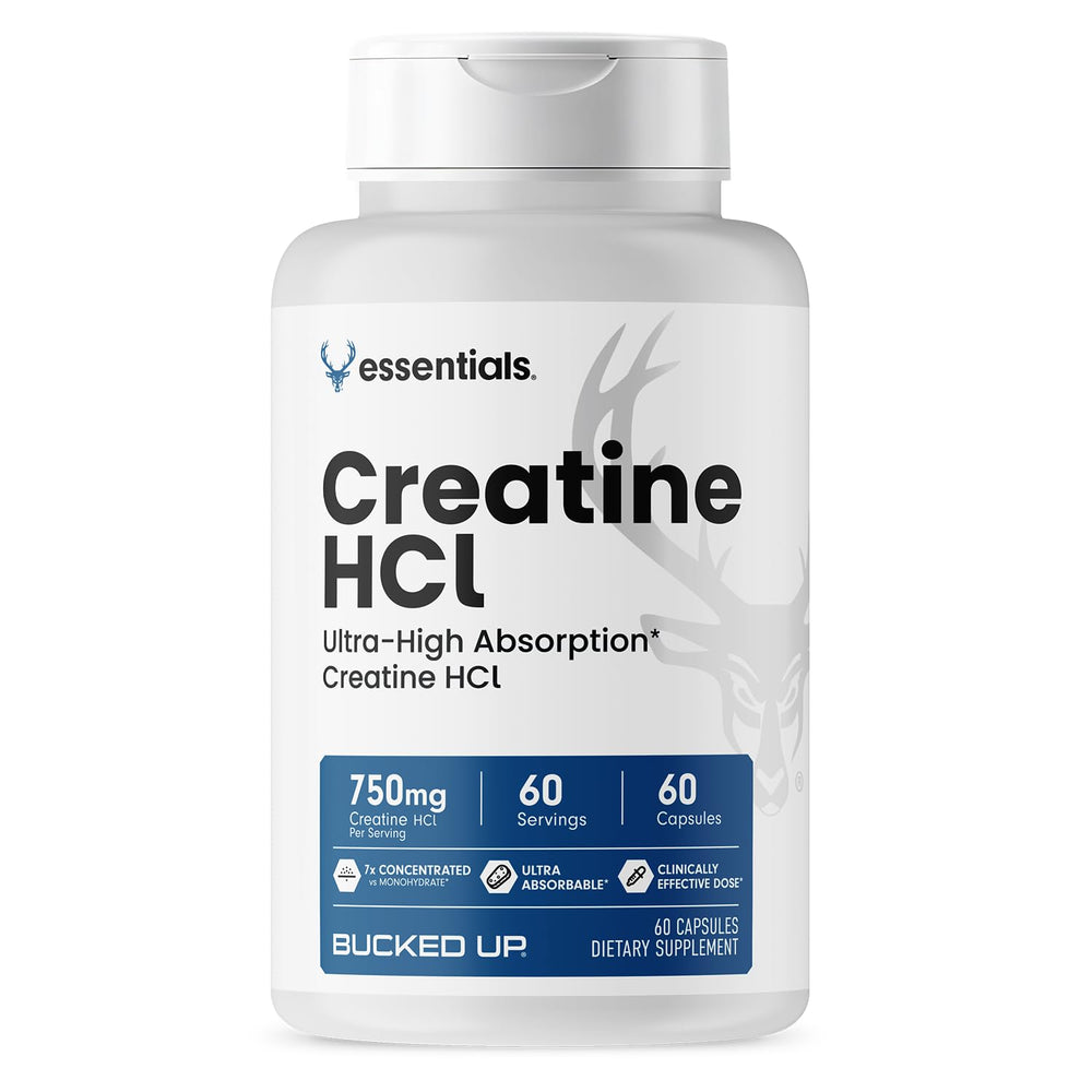 Bucked Up Creatine HCl 750mg bottle front view