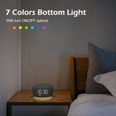 Buffbee 7-color bottom light configured to create ambient mood and focus