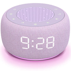 Buffbee sound machine alarm front view aids bedtime consistency.