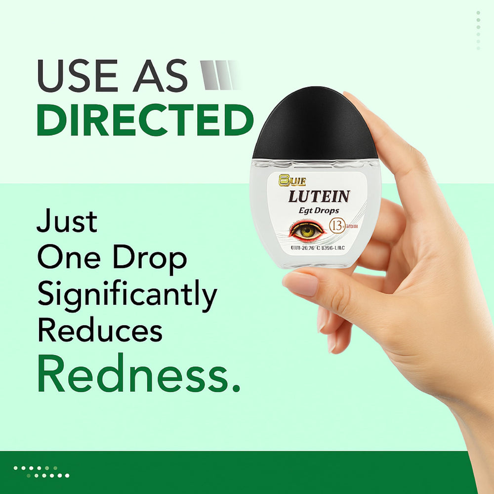Product packaging and branding for BUIE Lutein Eye Drops