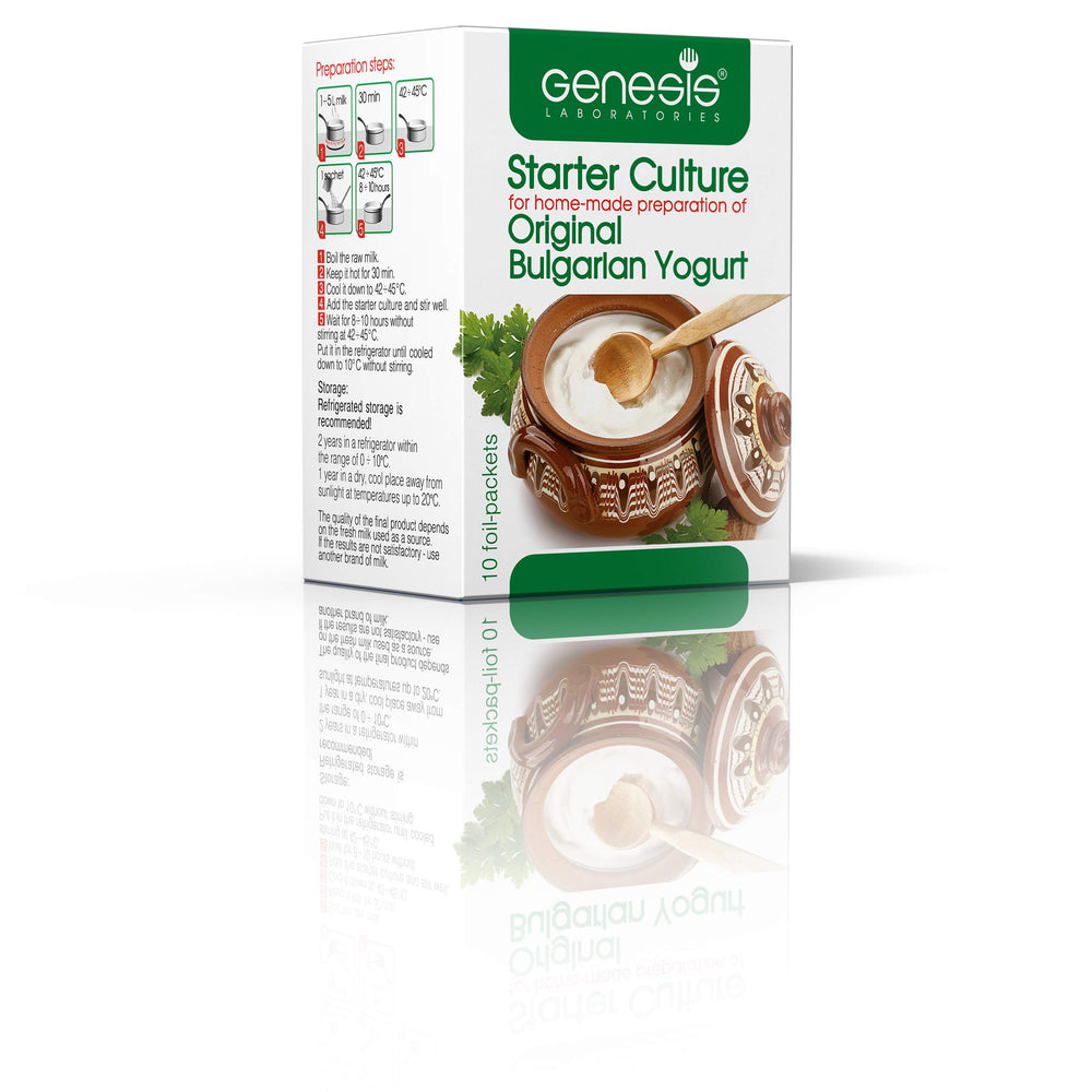 Bulgarian yogurt starter 10 sachets box