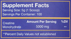 Bulk creatine monohydrate powder illustration
