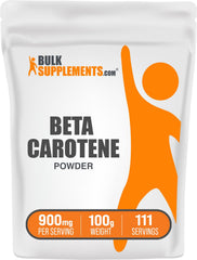 BulkSupplements Beta Carotene Powder 100 g pack