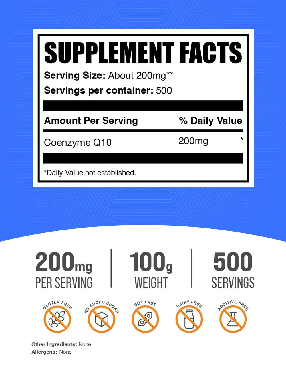 CoQ10 powder form ready to mix