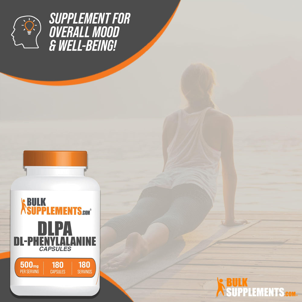 DL-Phenylalanine capsules designed for brain support