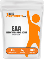 Front view of BulkSupplements Essential Amino Acids Powder 1 kg