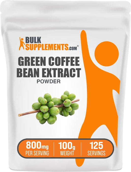BulkSupplements Green Coffee Bean Extract Powder bottle front