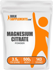 Magnesium Citrate Powder 500g package front
