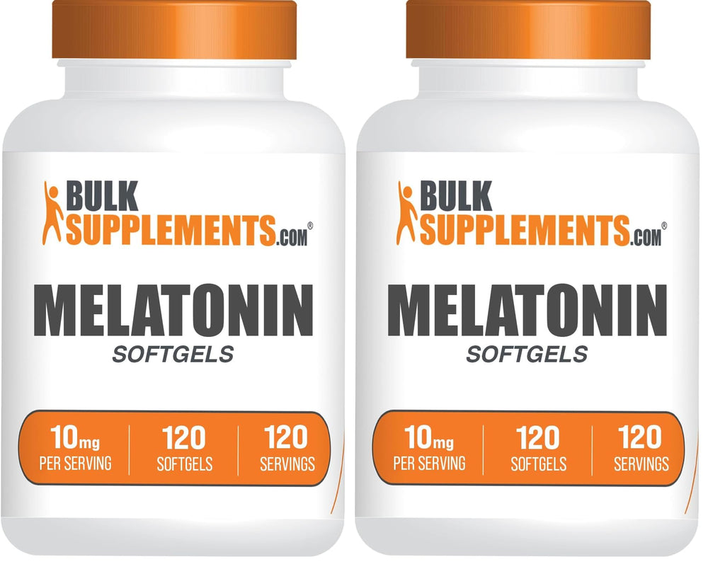 BulkSupplements Melatonin 10 mg Softgels – front label