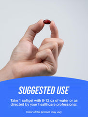 Close-up of Melatonin 5 mg softgels capsules
