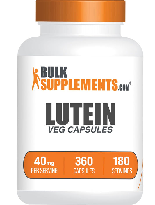 Bulksupplements Lutein Capsules bottle with 360 count label