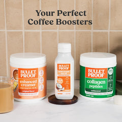 Bulletproof Packaging variation showing two-bottle setup.