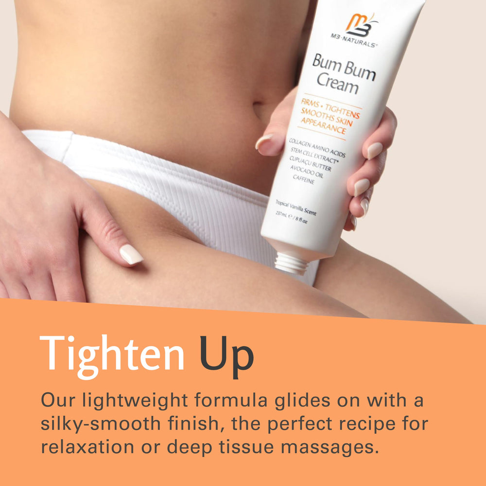Lemon vanilla Bum Bum Cream being applied to skin