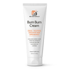 Bum Bum Cream Lemon Vanilla jar with 8 oz bottle