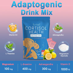 Close-up of key ingredients: magnesium glycinate, ashwagandha, L-theanine, Vitamin D3