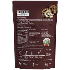 Lifestyle shot of Bunkell Mushroom Coffee product on a countertop