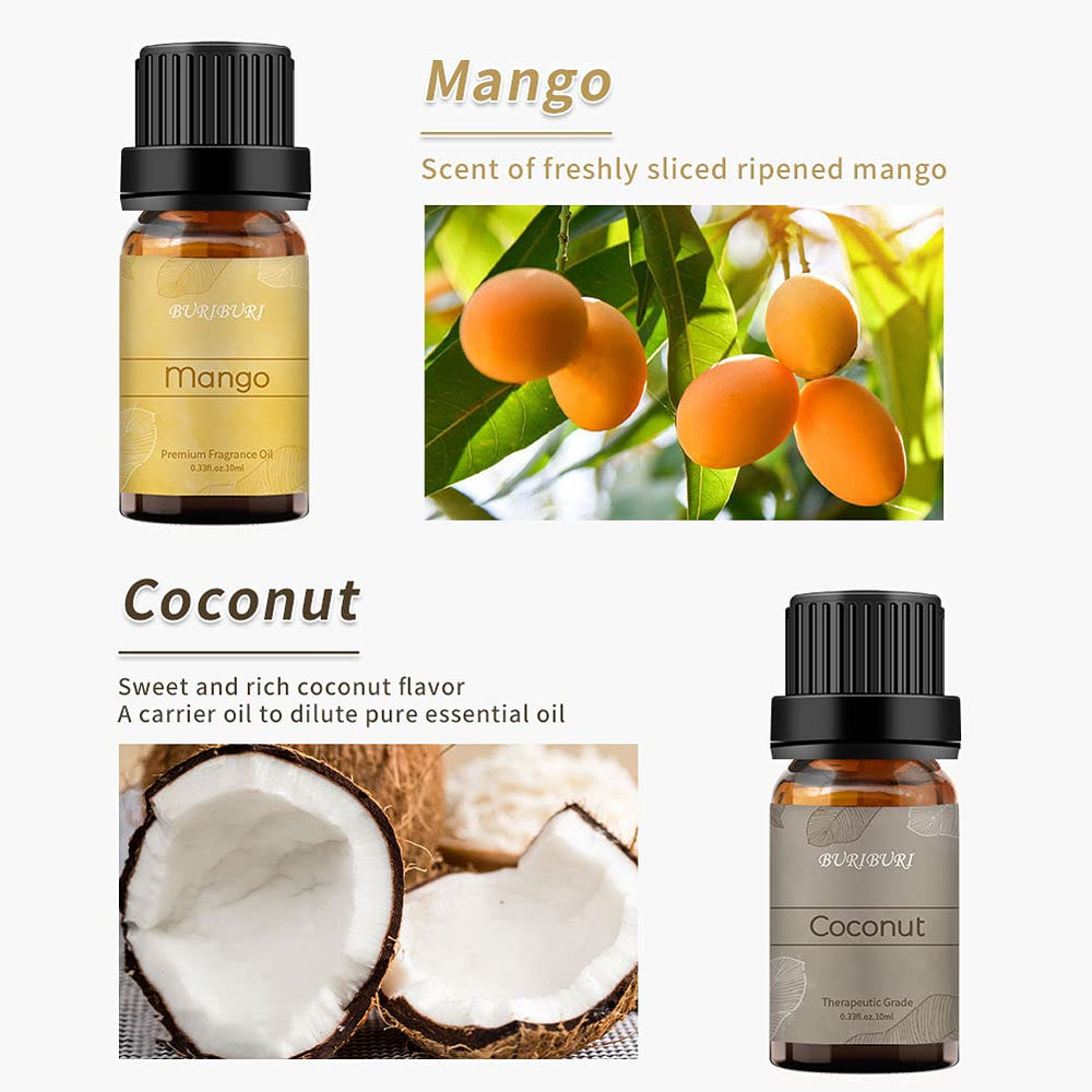 Coconut essential oil bottle 10ml from BURIBURI Gift Set