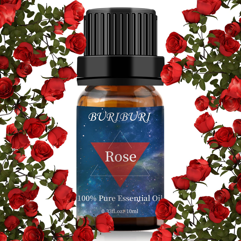 BURIBURI Rose essential oil 10ml bottle