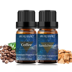 Sandalwood essential oil 10ml bottle with woodsy fragrance