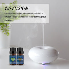 Amber glass essential oil bottle close-up