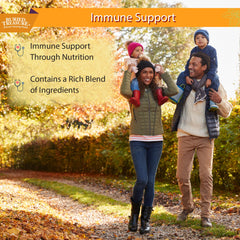 Dose cup included with Buried Treasure Immune Wellness liquid supplement