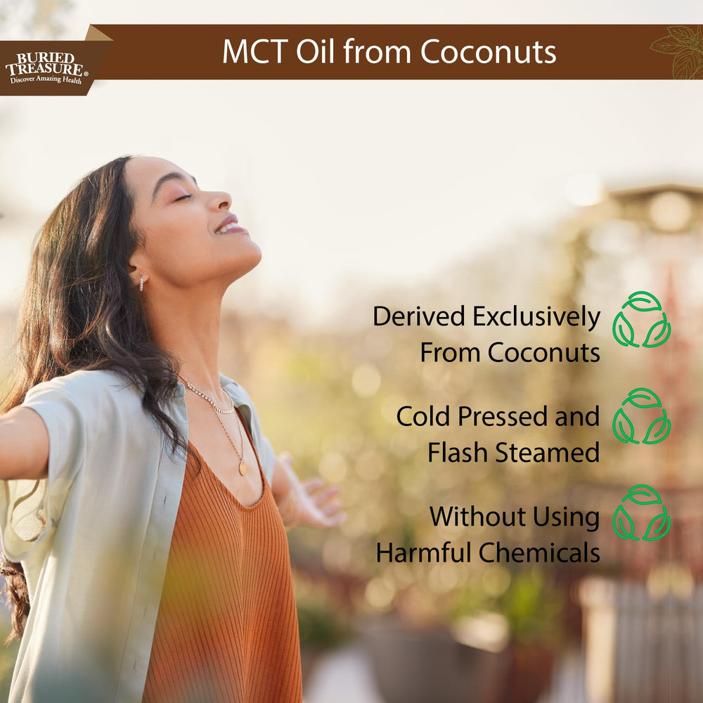 Ingredients panel for Buried Treasure MCT Coconut Oil