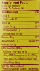 Burp-Less Fish Oil 1200 mg softgels bottle label