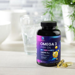 Burpless, easy-to-swallow omega-3 softgels